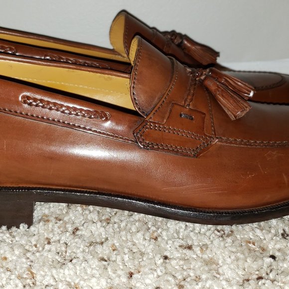 Johnston & Murphy Tassel Loafers, Brown 12M